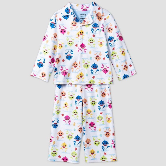 baby shark family pajamas